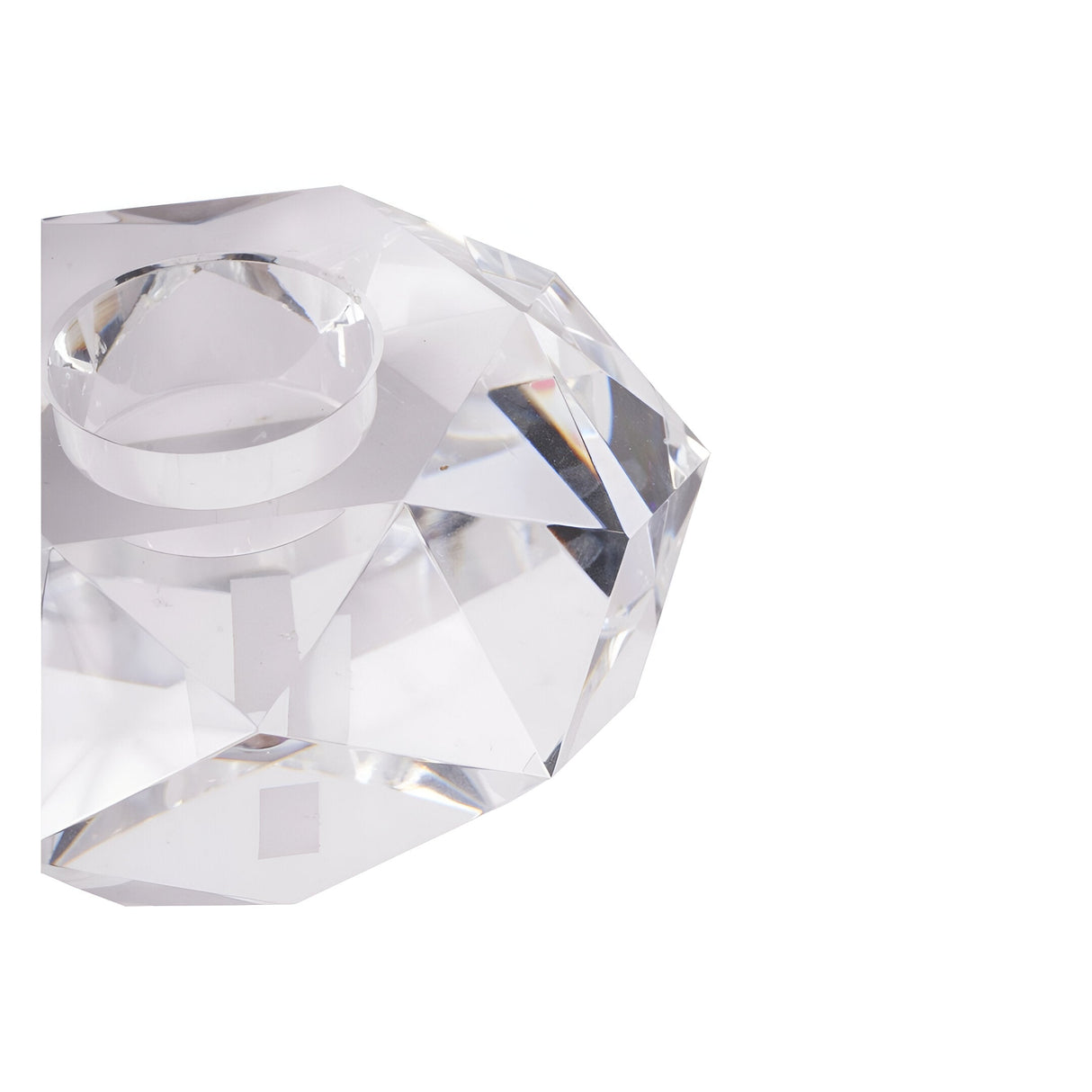 Laura Ashley Set of 2 Morcott Glass Tealight Holder - Clear