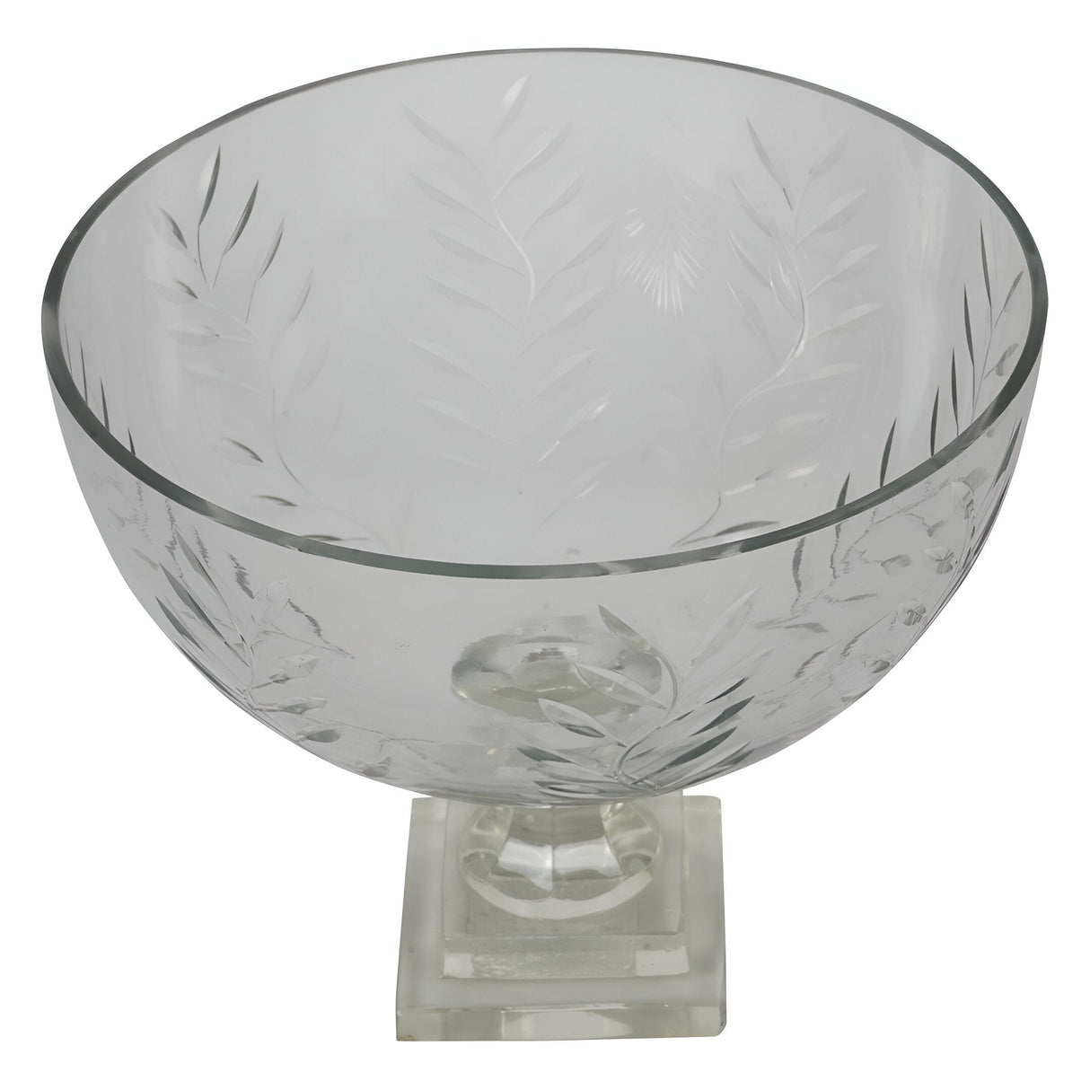 Laura Ashley Glass Cut Bowl - Clear