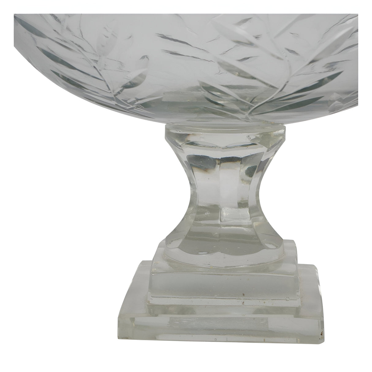 Laura Ashley Glass Cut Bowl - Clear