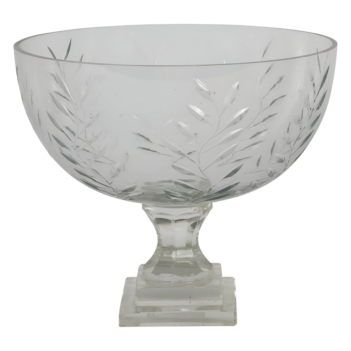 Laura Ashley Glass Cut Bowl - Clear