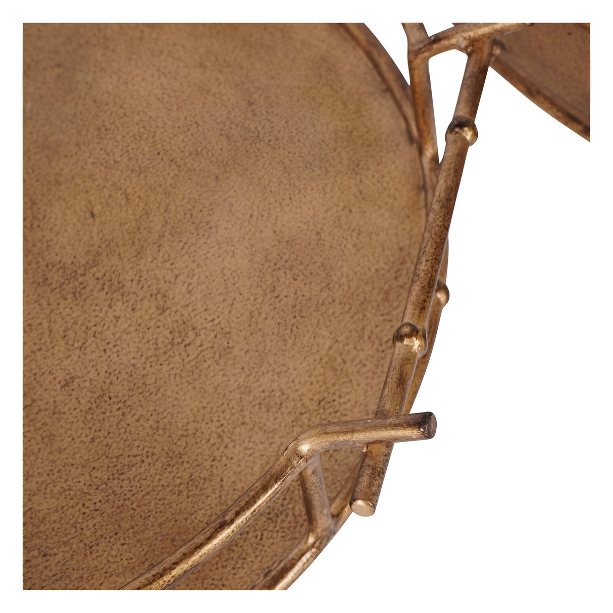 Laura Ashley Astaire Bamboo Tray Set of 2 Mini & Small - Brass