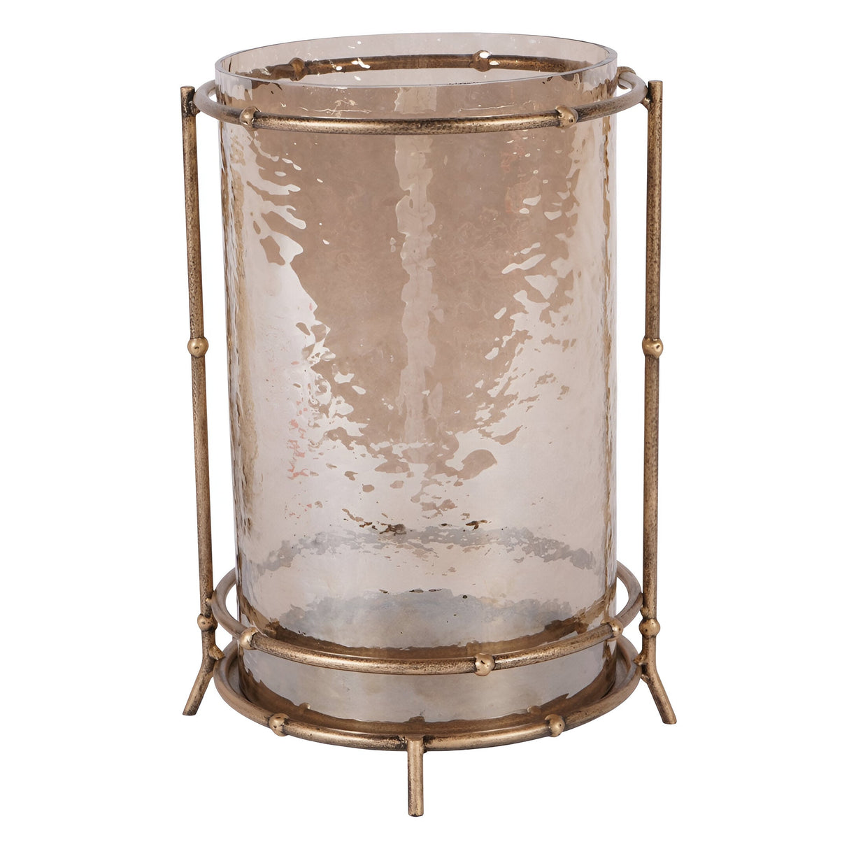 Laura Ashley Astaire Bamboo Table Hurricanes Large - Gold