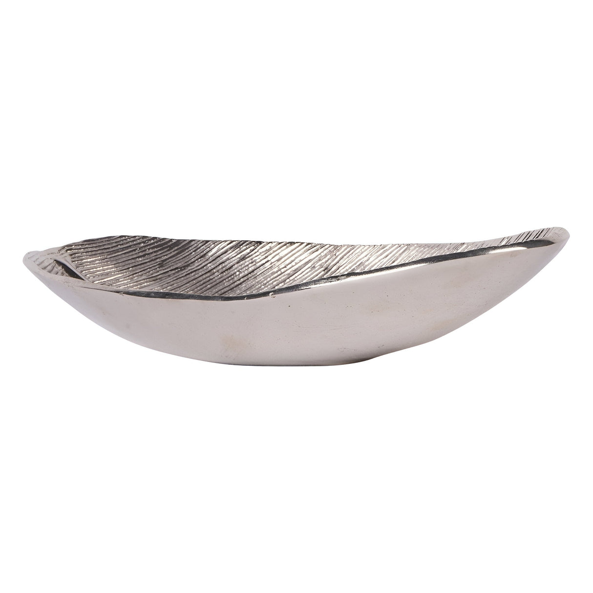 Laura Ashley Albury Leaf Oval Bowl - Silver
