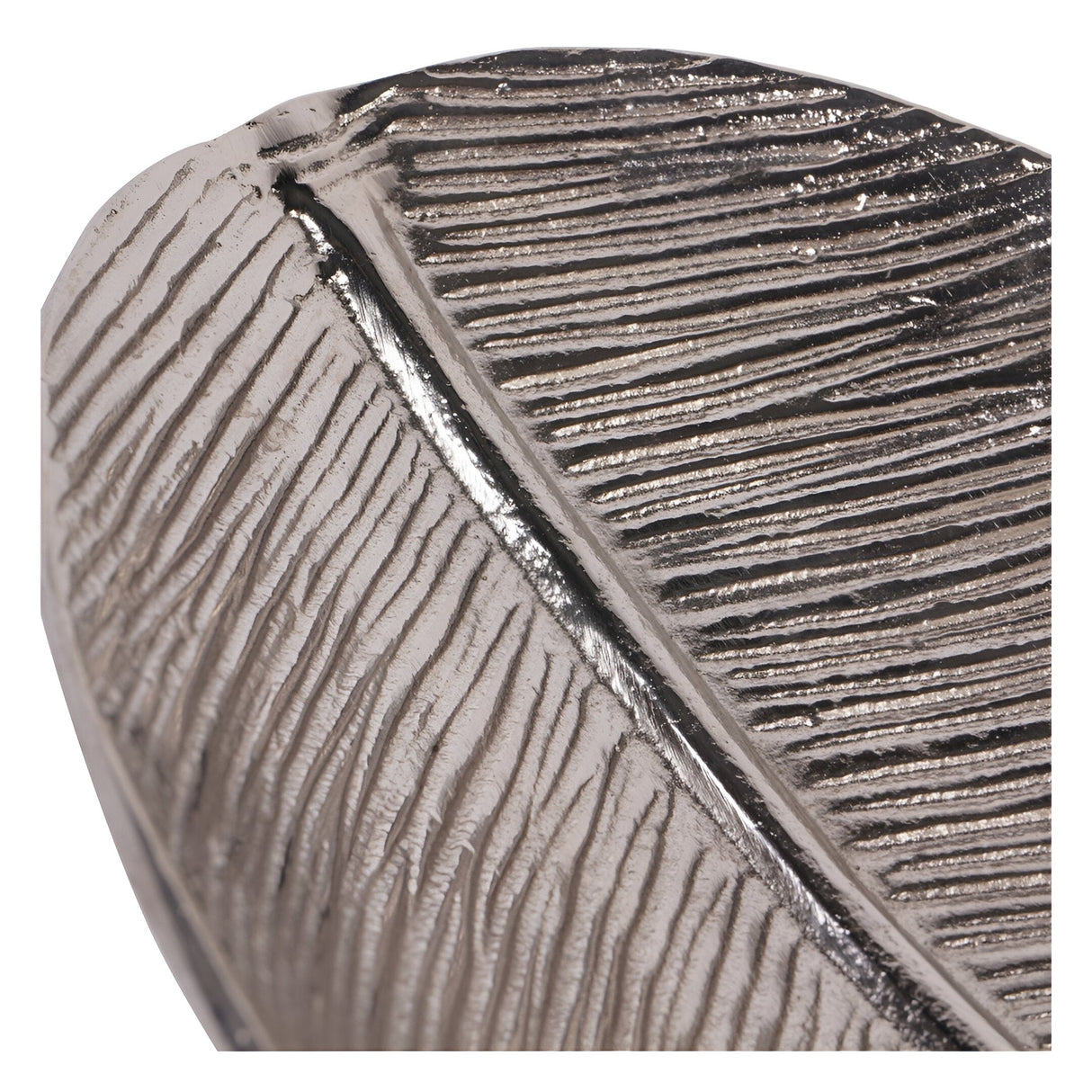 Laura Ashley Albury Leaf Oval Bowl - Silver