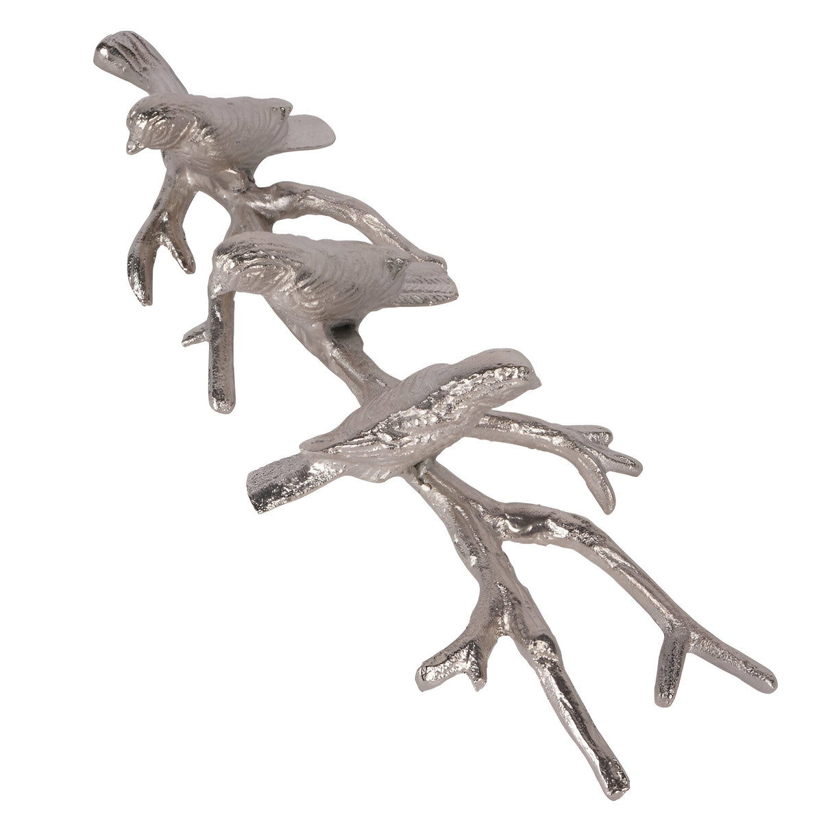 Laura Ashley Silver Marla Perching Birds Figurine - 41cm