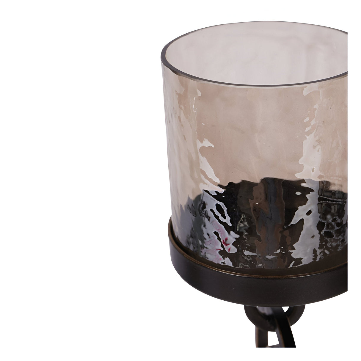 Laura Ashley Large Esther Table Hurricane - Gold