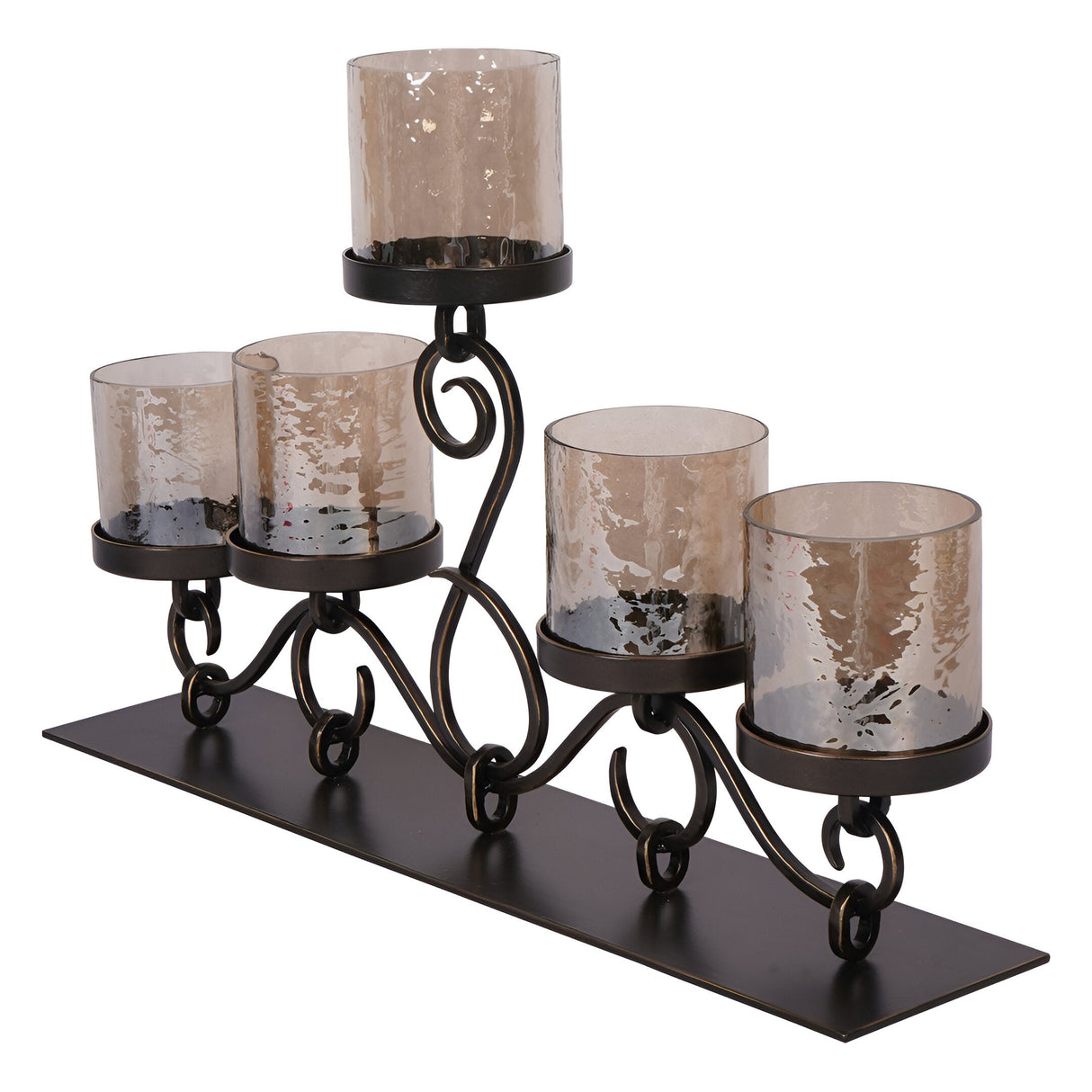 Laura Ashley Esther 5 Light Candle Holder - Gold