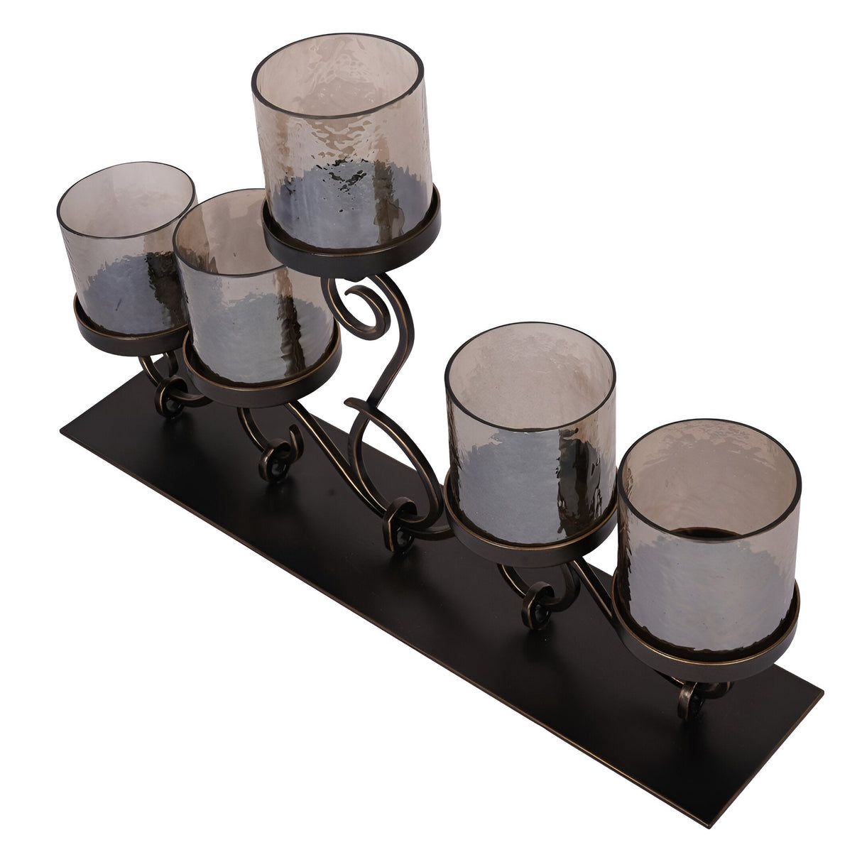 Laura Ashley Esther 5 Light Candle Holder - Gold