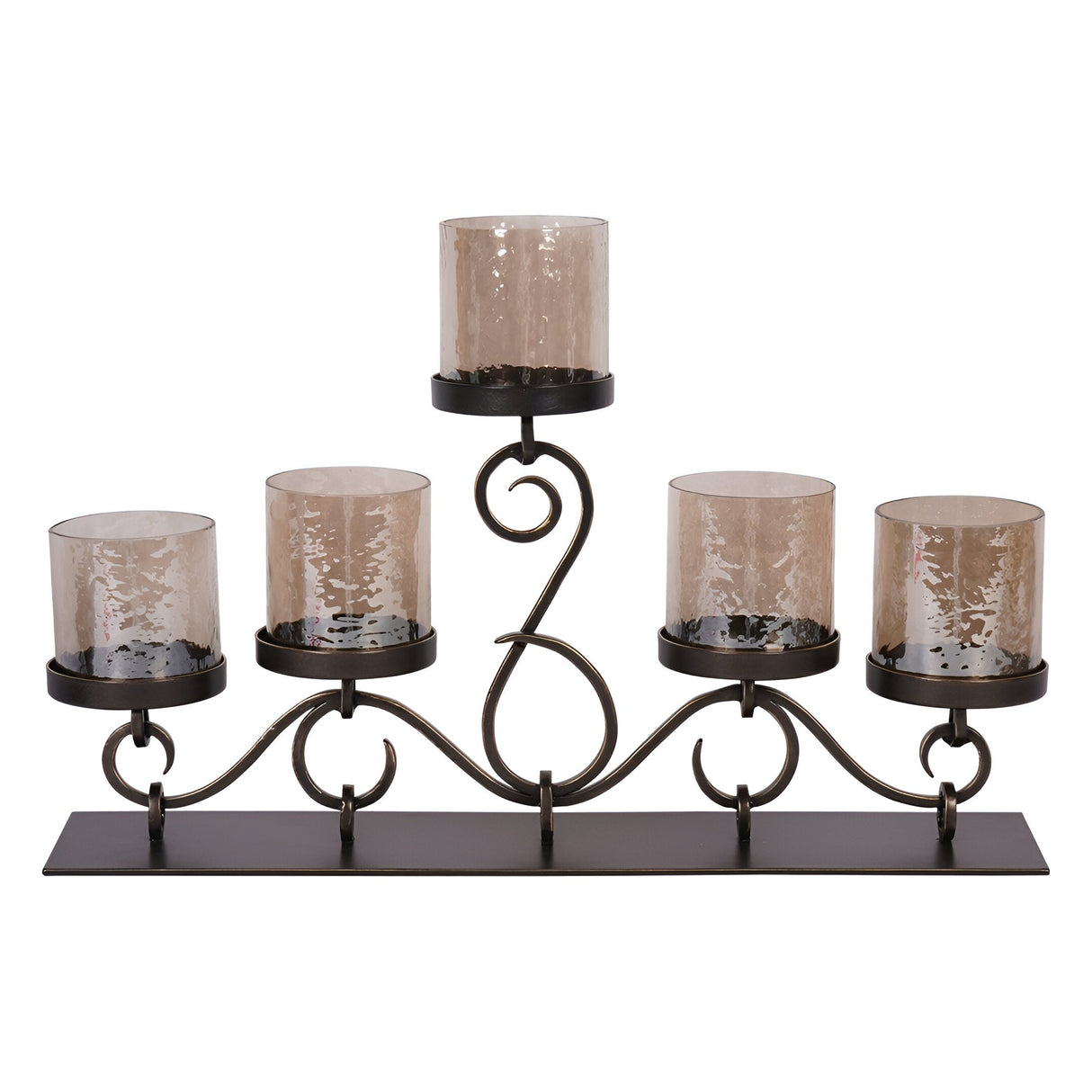 Laura Ashley Esther 5 Light Candle Holder - Gold