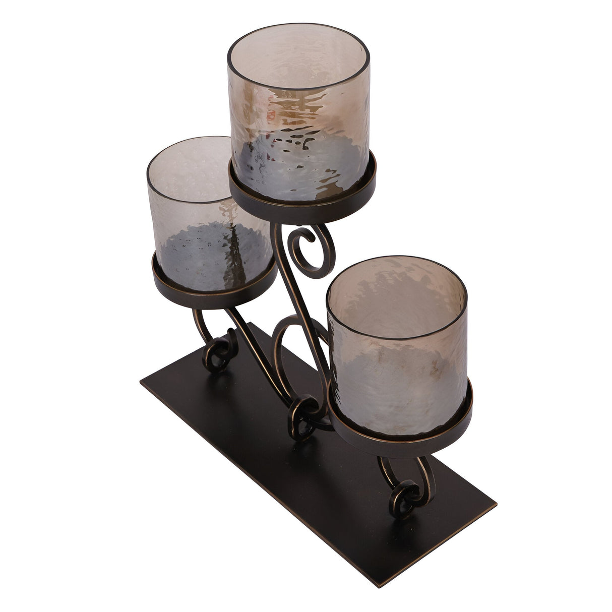 Laura Ashley Esther 3 Light Candle Holder - Gold