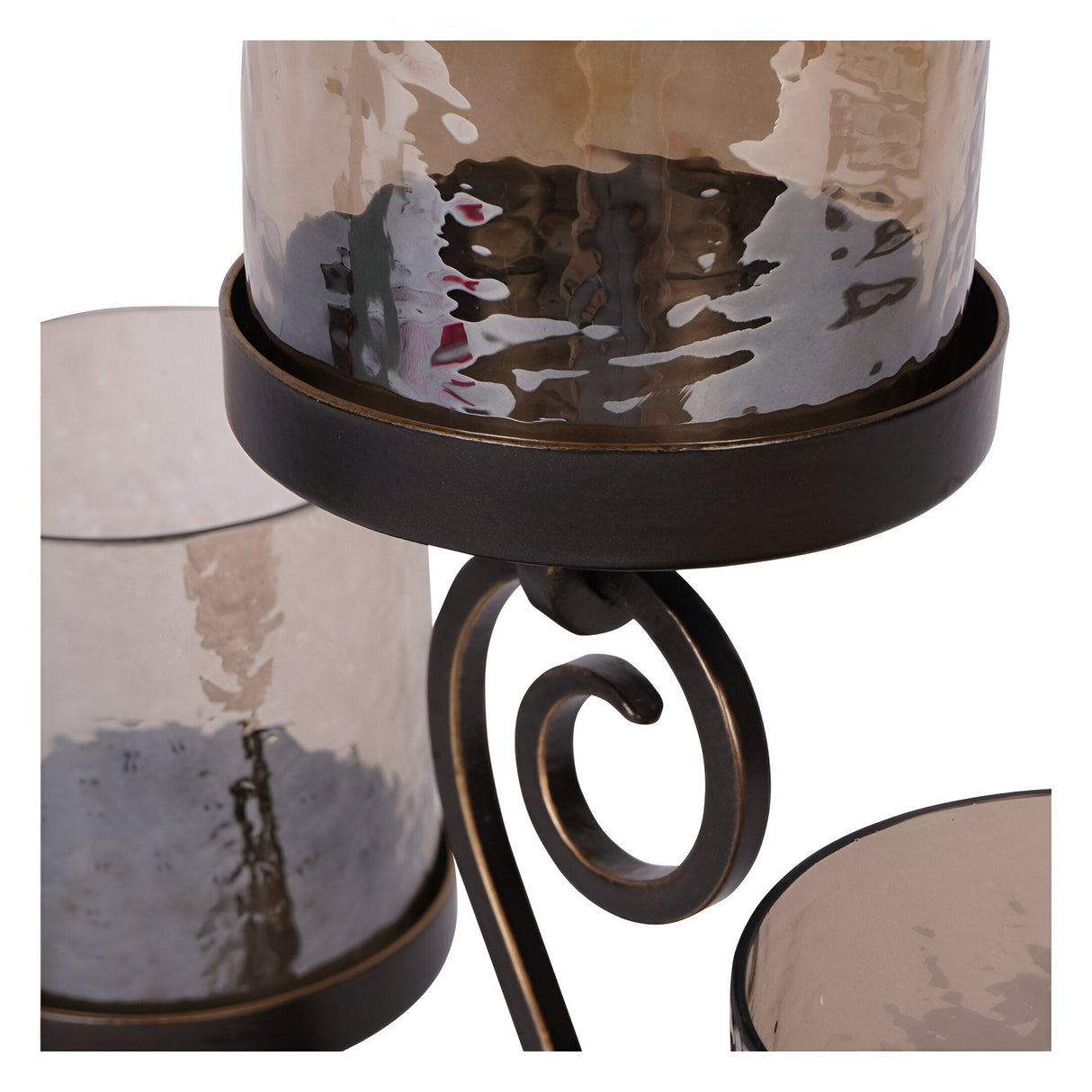 Laura Ashley Esther 3 Light Candle Holder - Gold