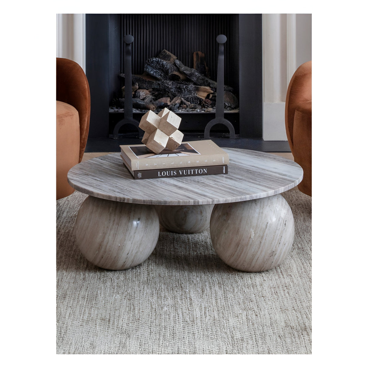 Salento Marble Coffee Table - Grey