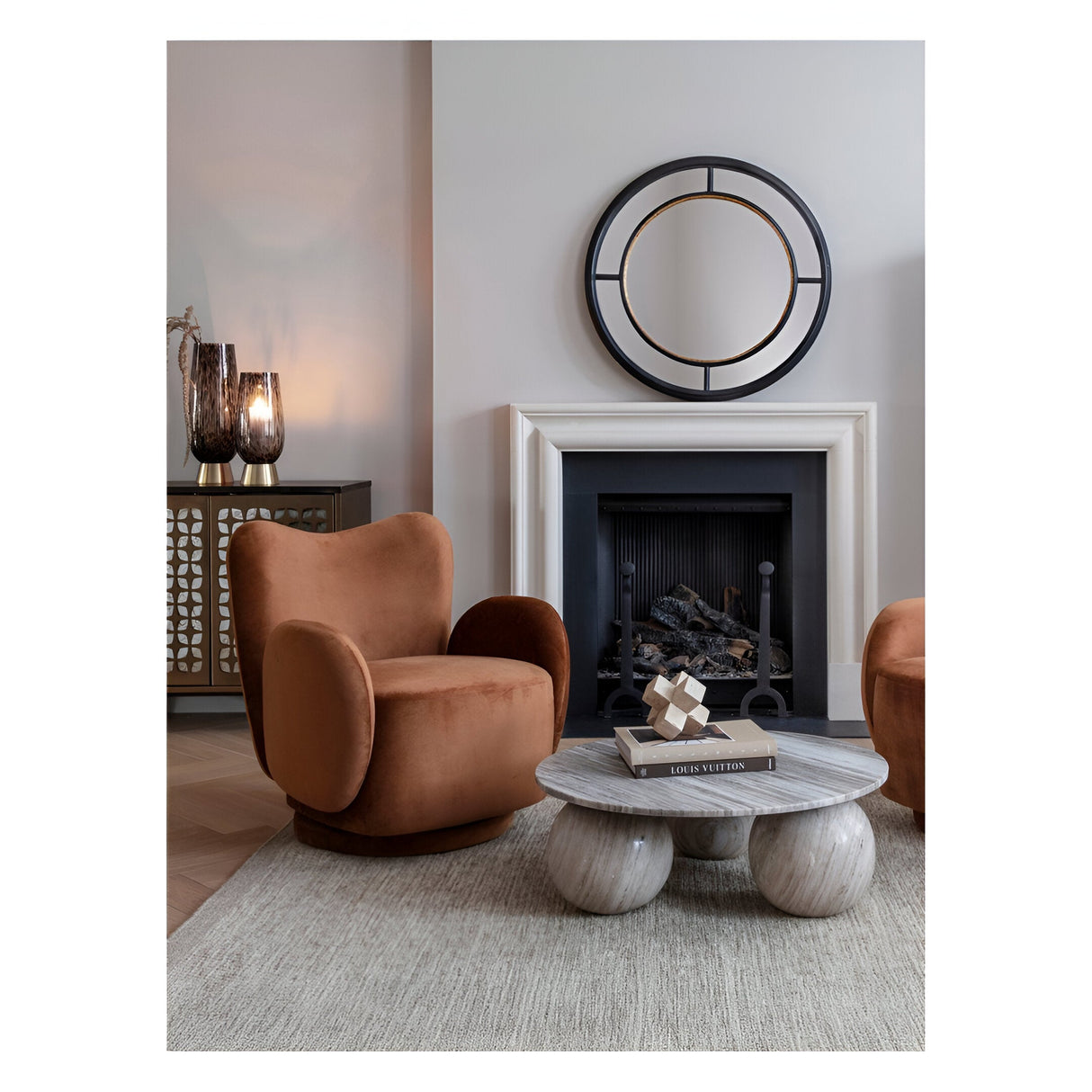 Salento Marble Coffee Table - Grey