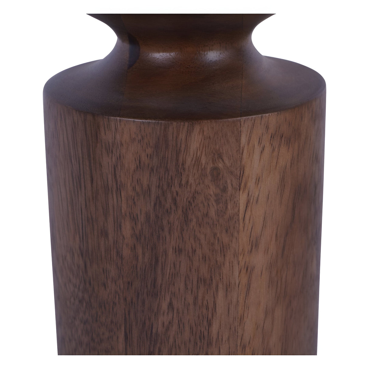 Amalfi Wooden Pillar Holder 31cm - Brown
