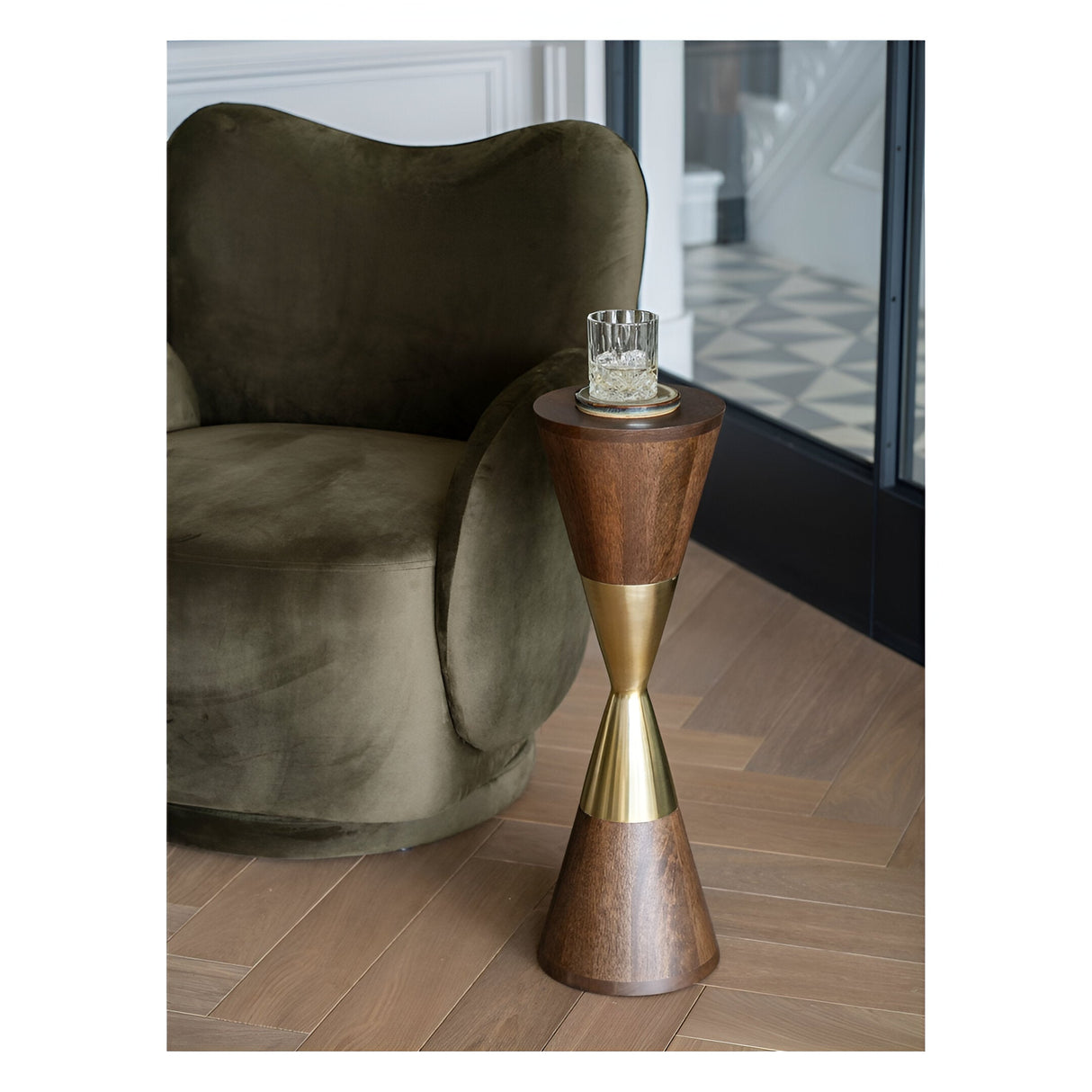 Amalfi Wooden Cocktail Table - Brown