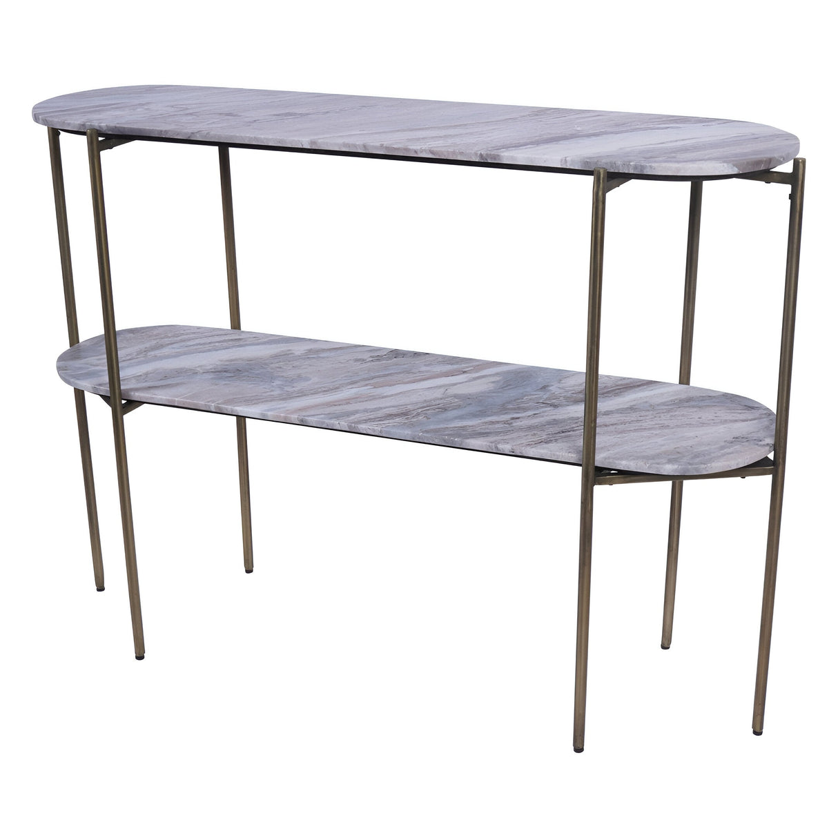 Toronto Marble Top & Base Console Table - Grey