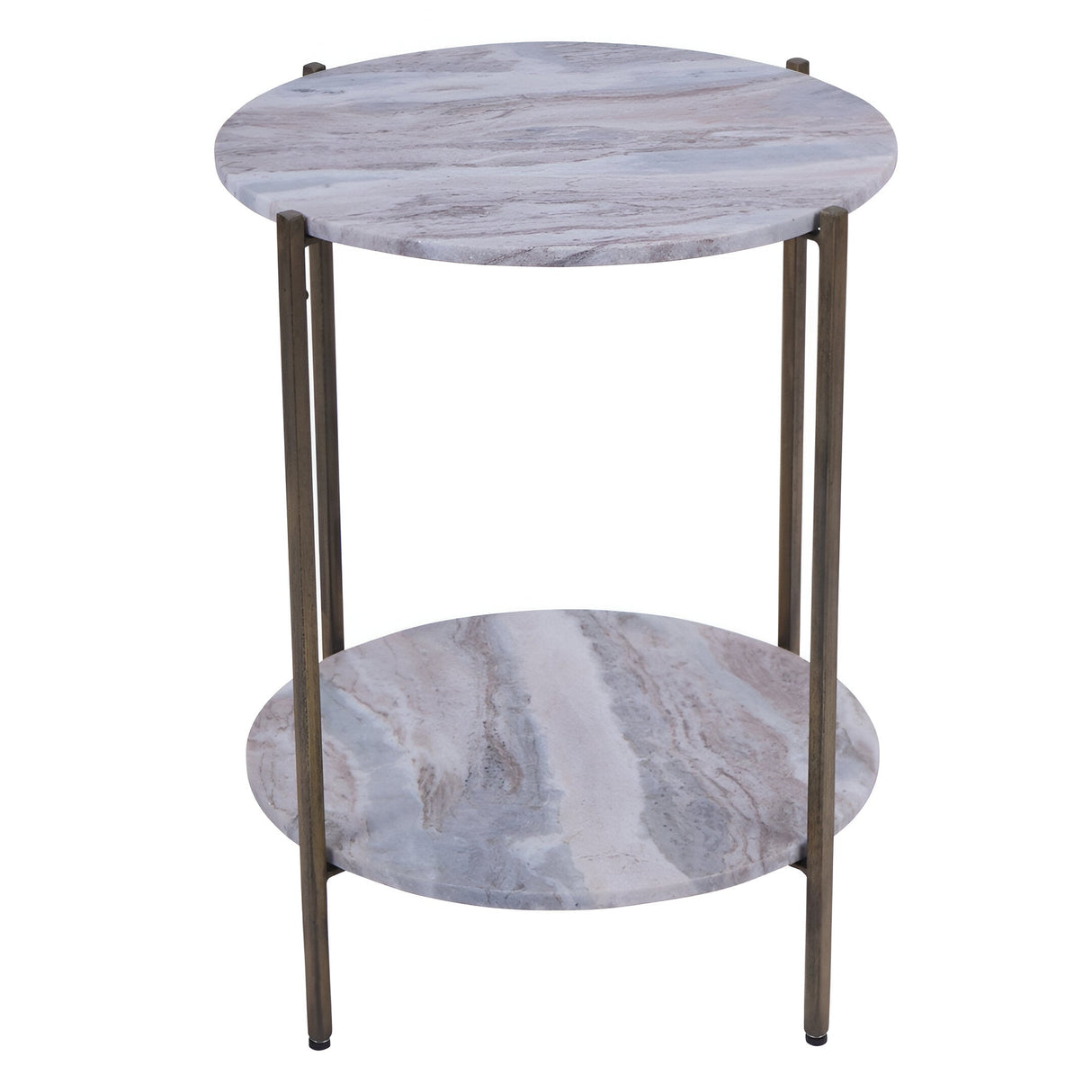 Toronto Marble Top & Base Side Table - Grey