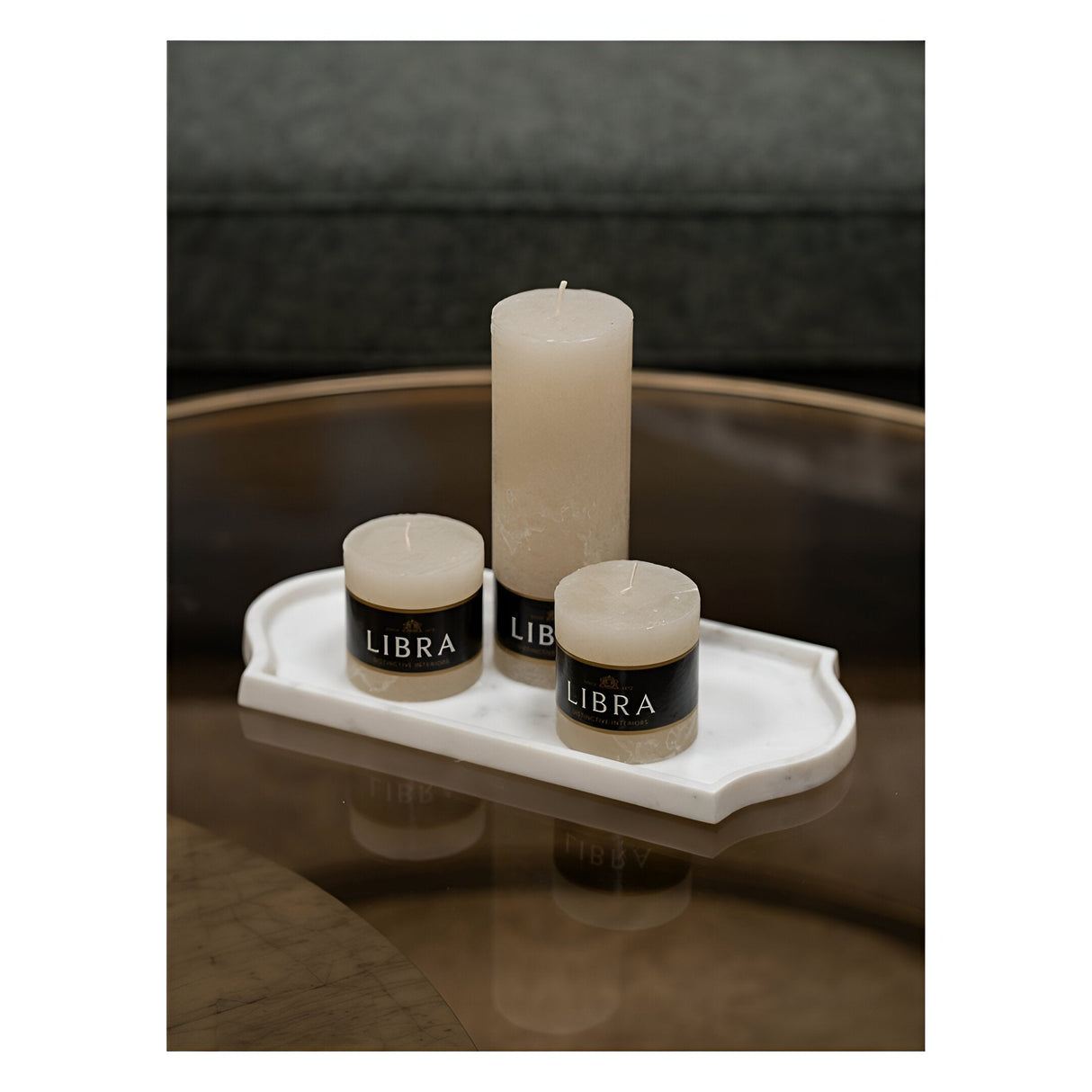 Genoa Marble Tray - White