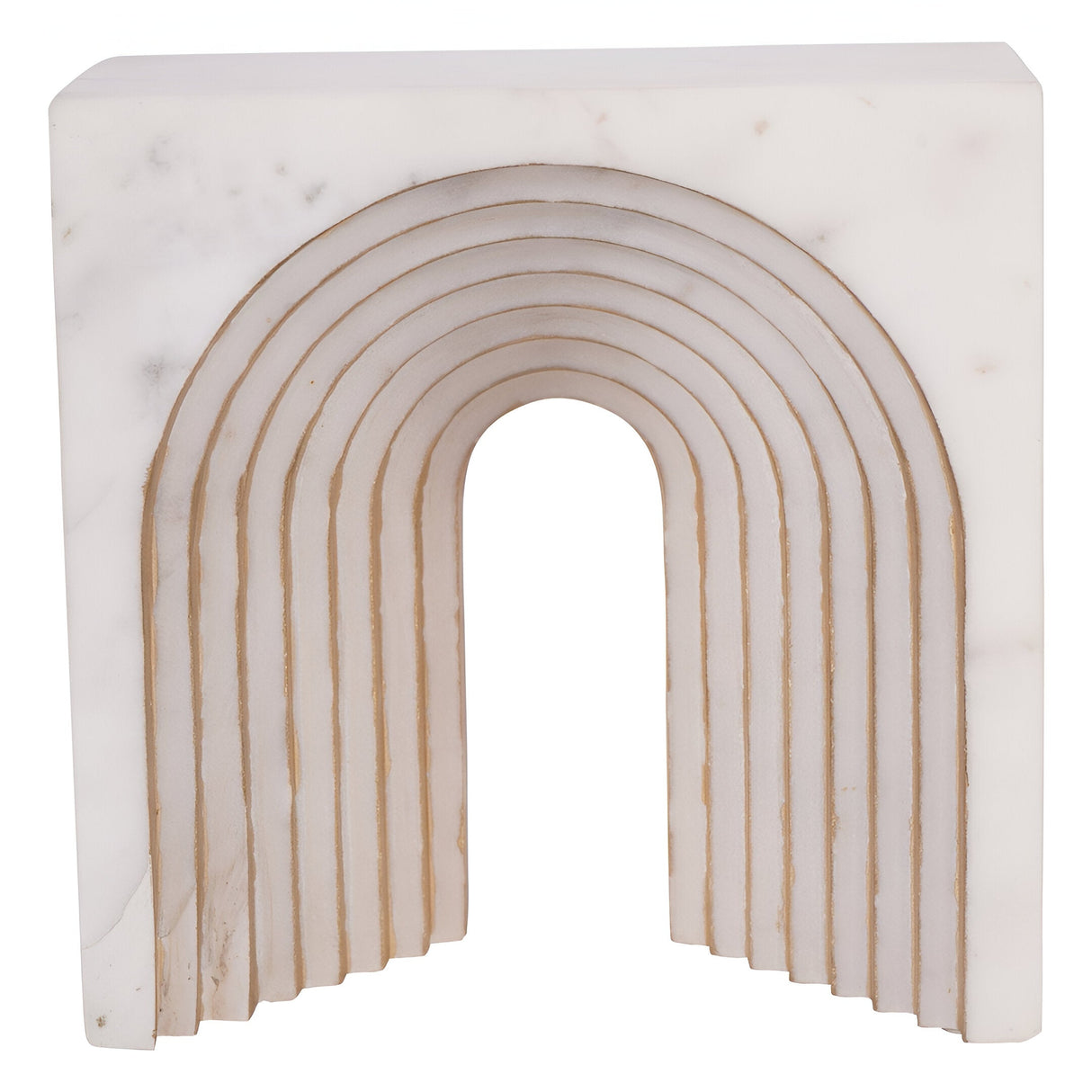 Genoa White Marble Decorative Figurine - 18cm