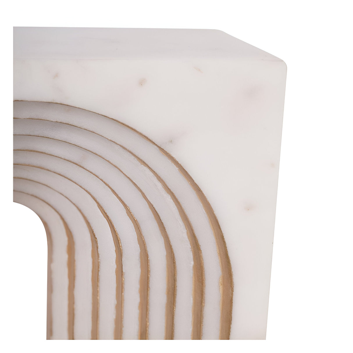 Genoa White Marble Decorative Figurine - 18cm