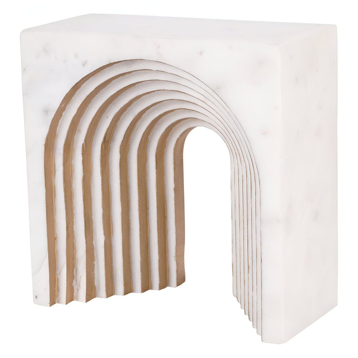 Genoa White Marble Decorative Figurine - 18cm