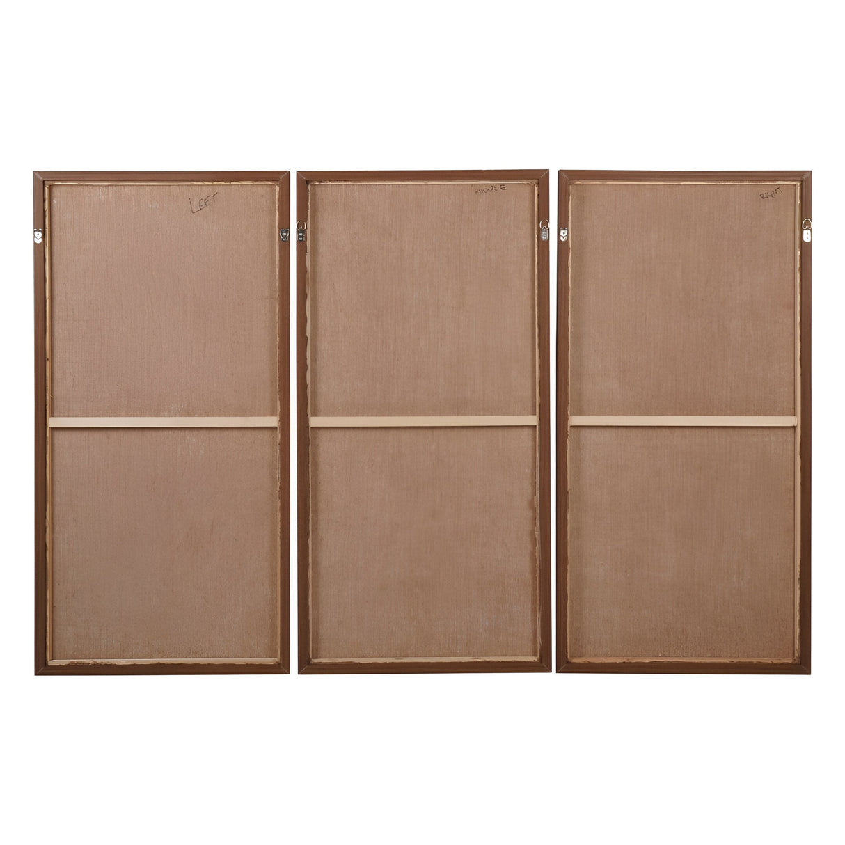 Hazy Horizons Set of 3 Framed Wall Art - 60x120cm