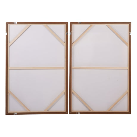 Set of 2 Modern Abstract Wall Art - 80x120cm