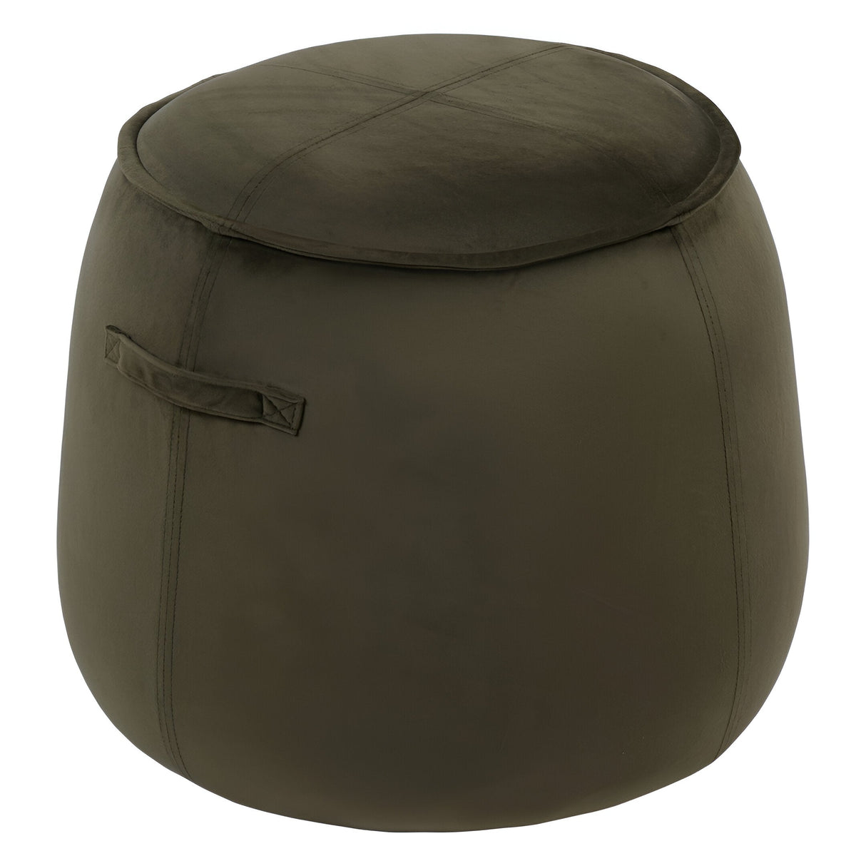 Bingham Upholstered Stool - Velvet Green