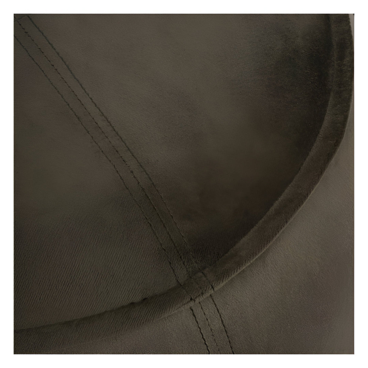 Bingham Upholstered Stool - Velvet Green