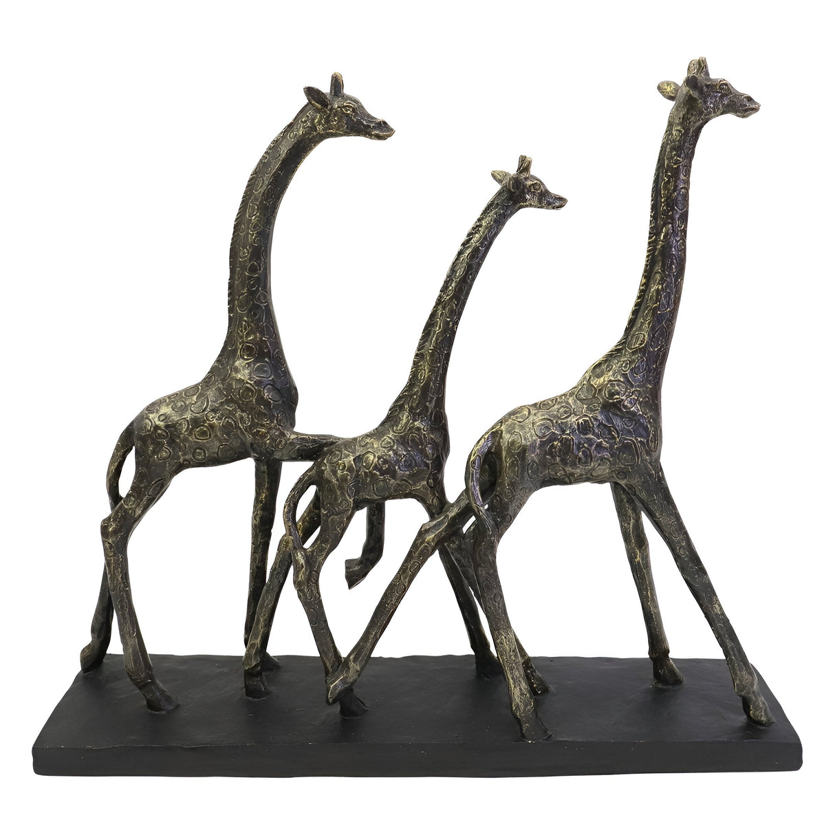 Family Of 3 Giraffes Figurine - 33.7cm