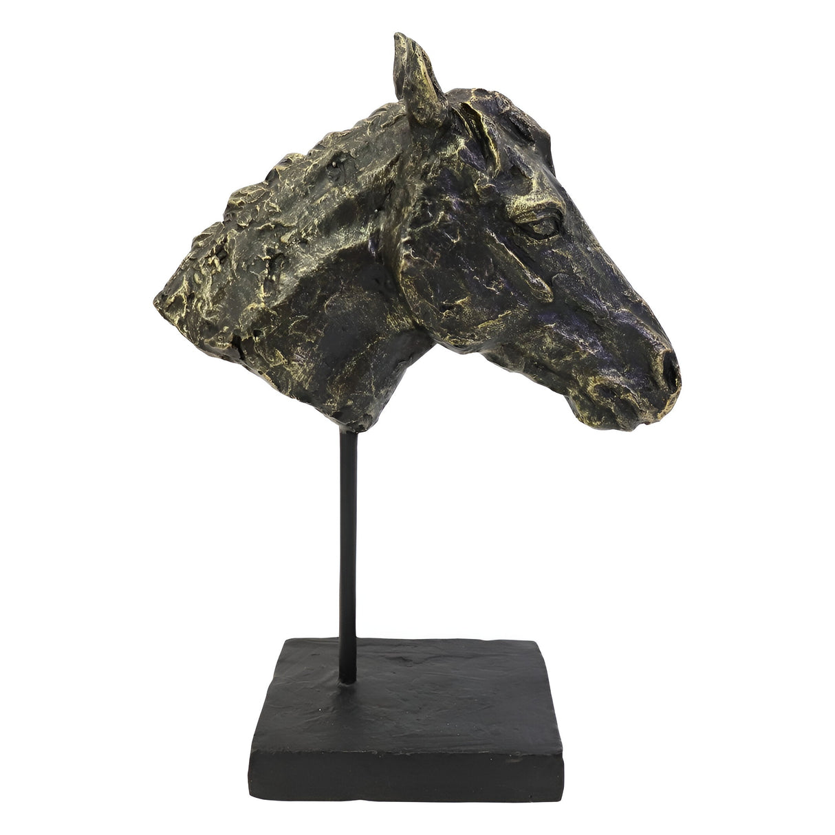 Bay Horse Head Figurine - 31.4cm