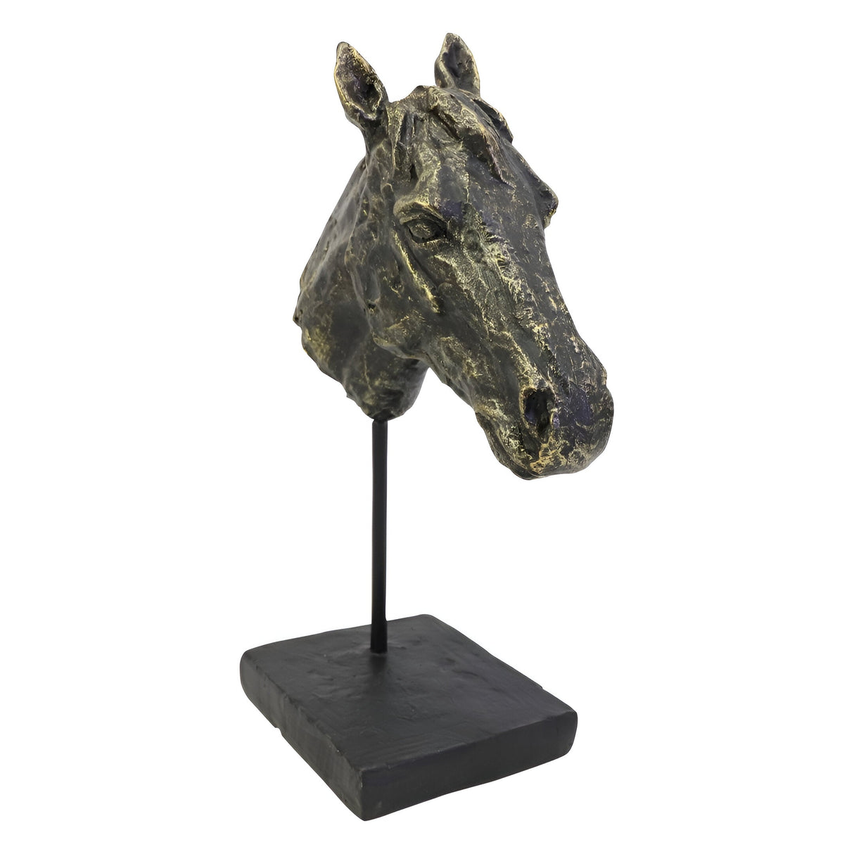 Bay Horse Head Figurine - 31.4cm