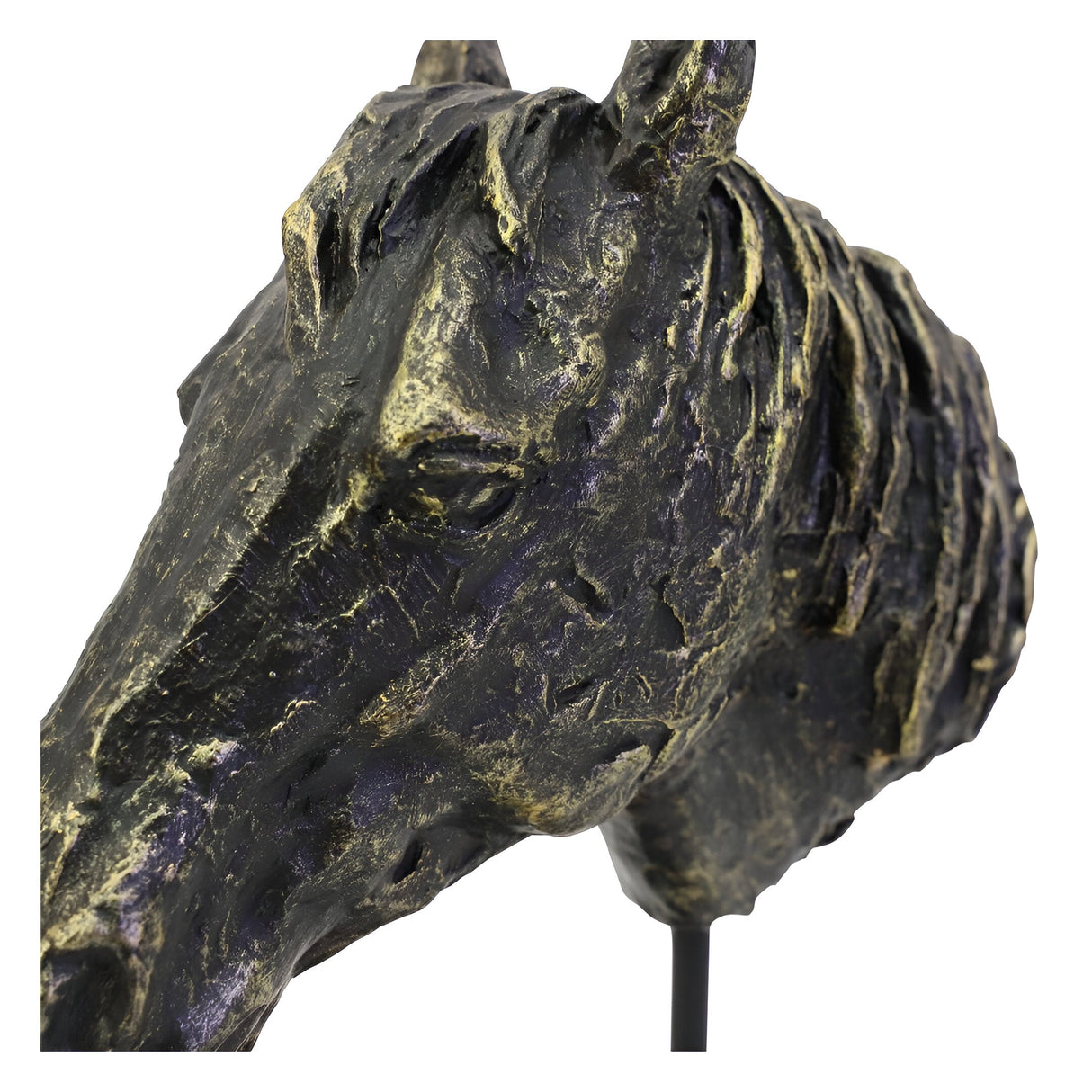 Bay Horse Head Figurine - 31.4cm