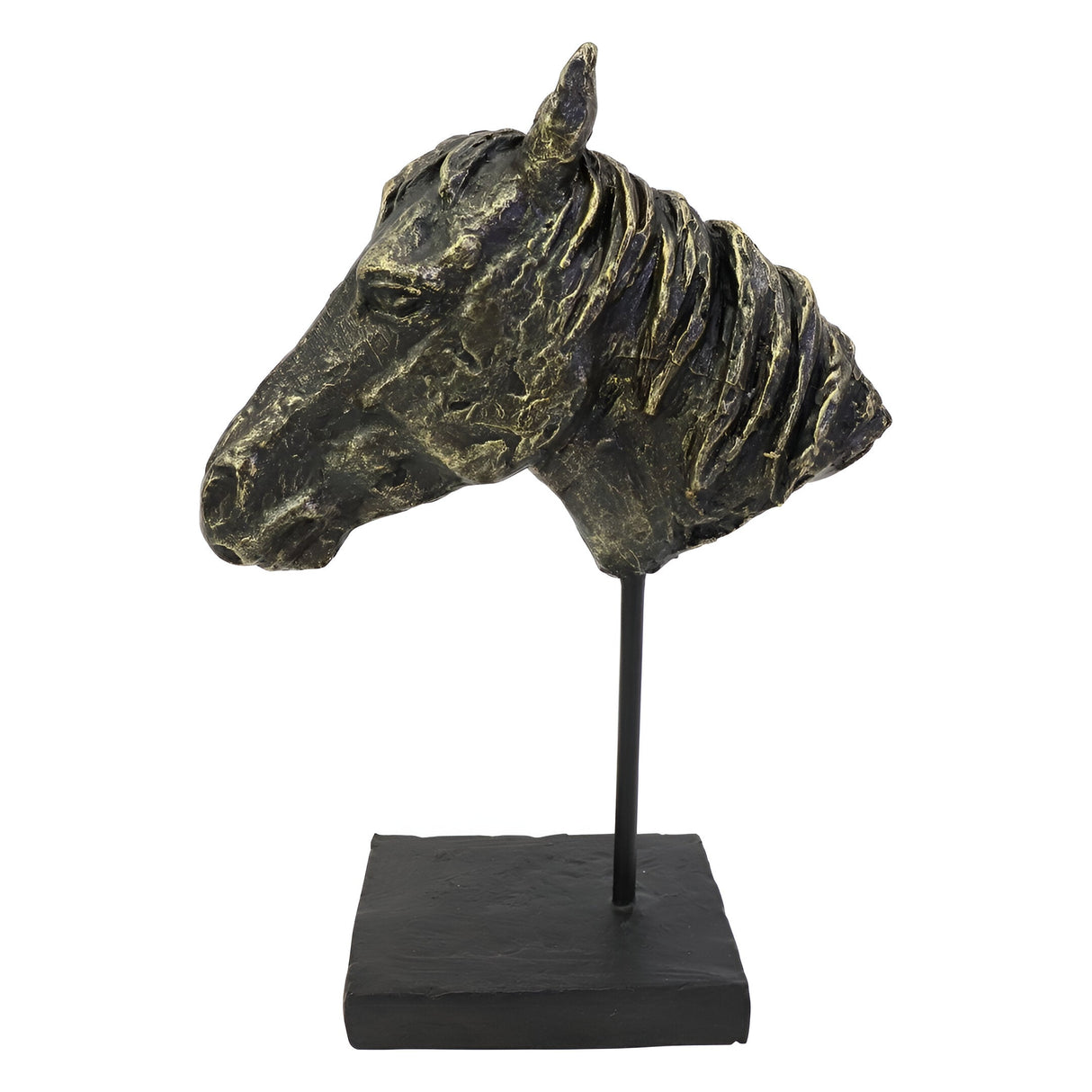 Bay Horse Head Figurine - 31.4cm