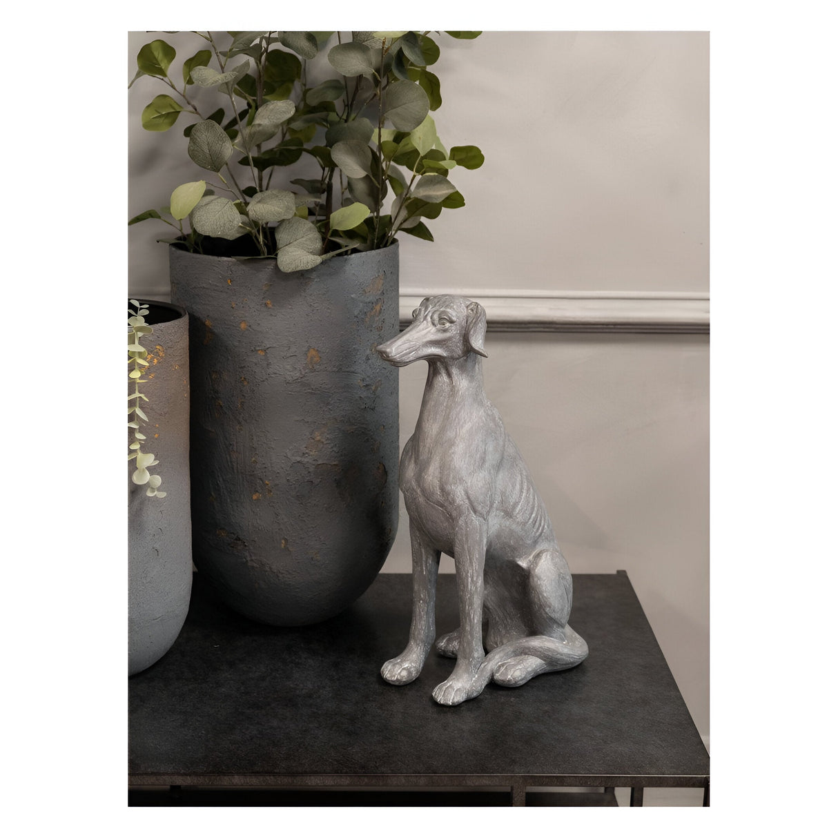 Baxter Large Sitting Dog Figurine - 47.3cm