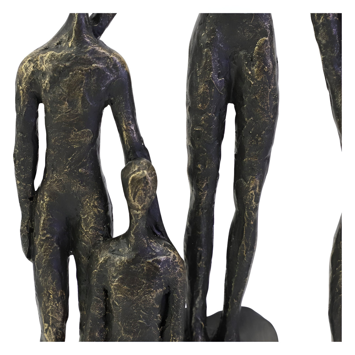 Abstract Family Figurine On Hearts Plinth - 41.5cm