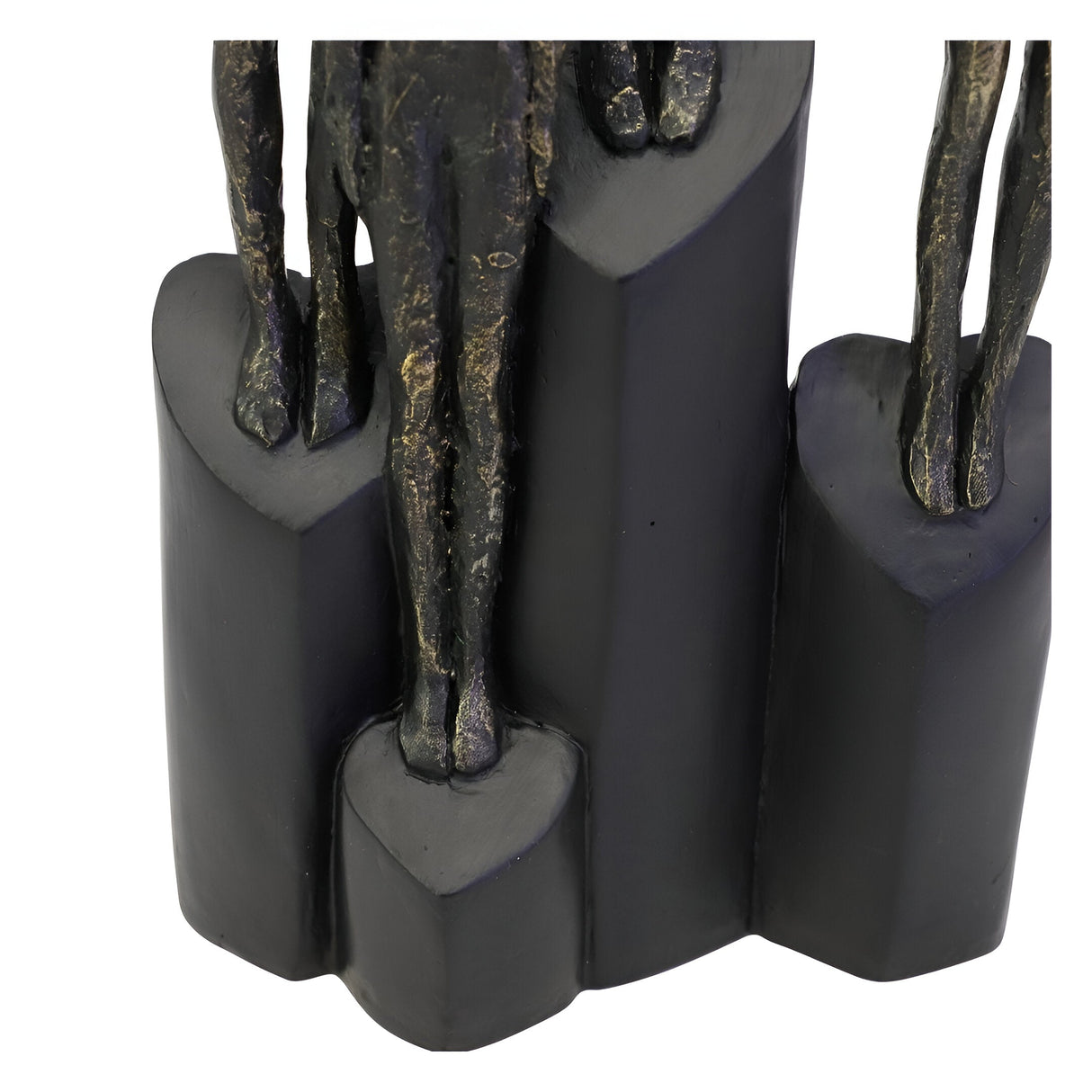 Abstract Family Figurine On Hearts Plinth - 41.5cm