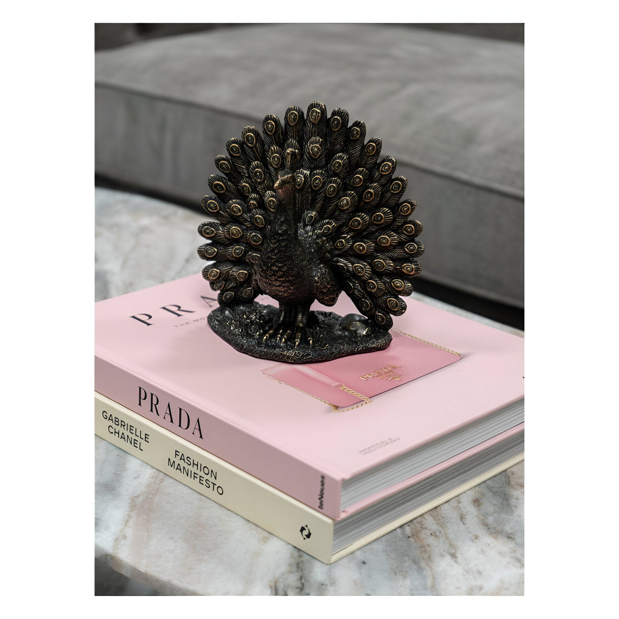 Peacock Figurine - 17cm