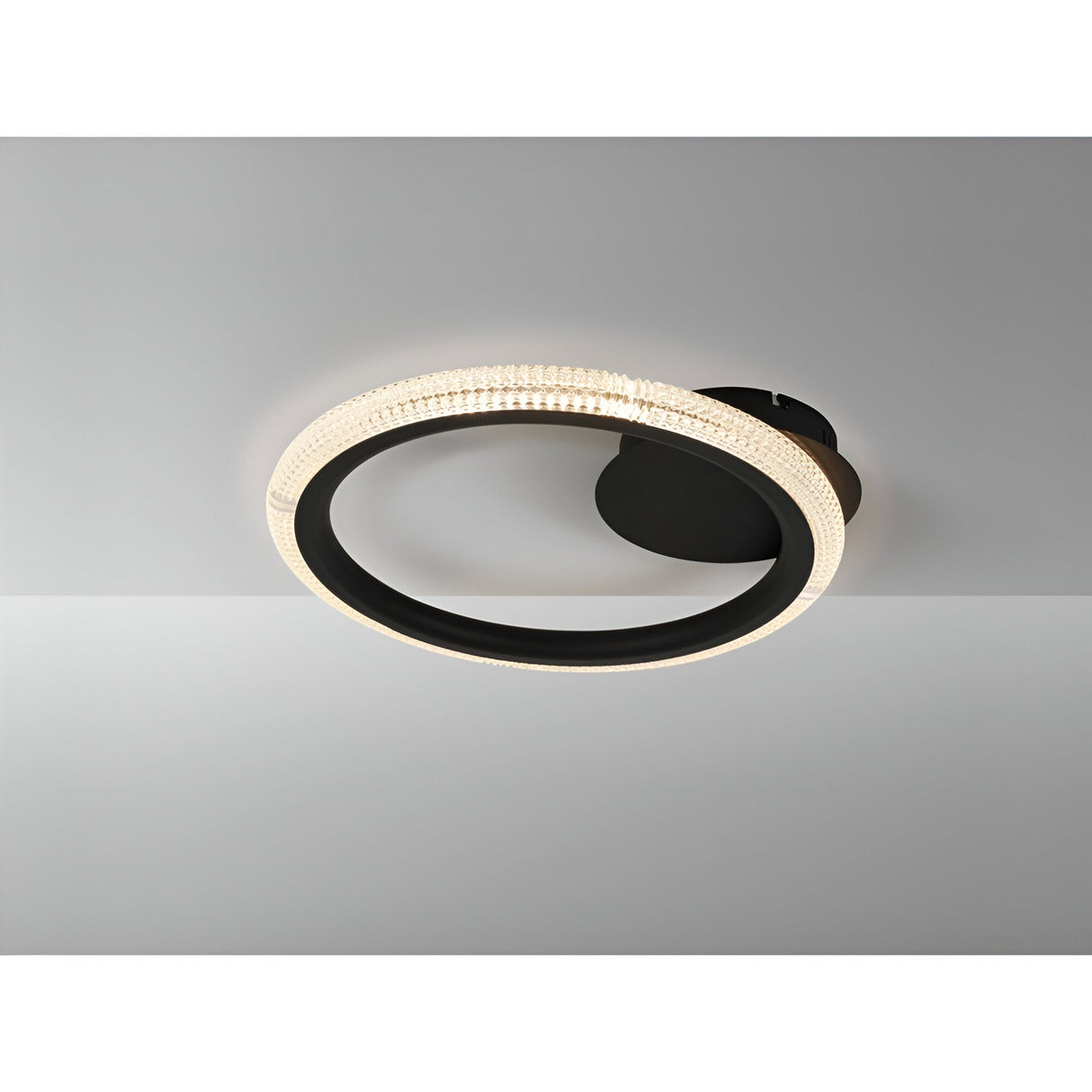 Ring LED Wall/Flush Ceiling Light 14W 3000K - Matte Black