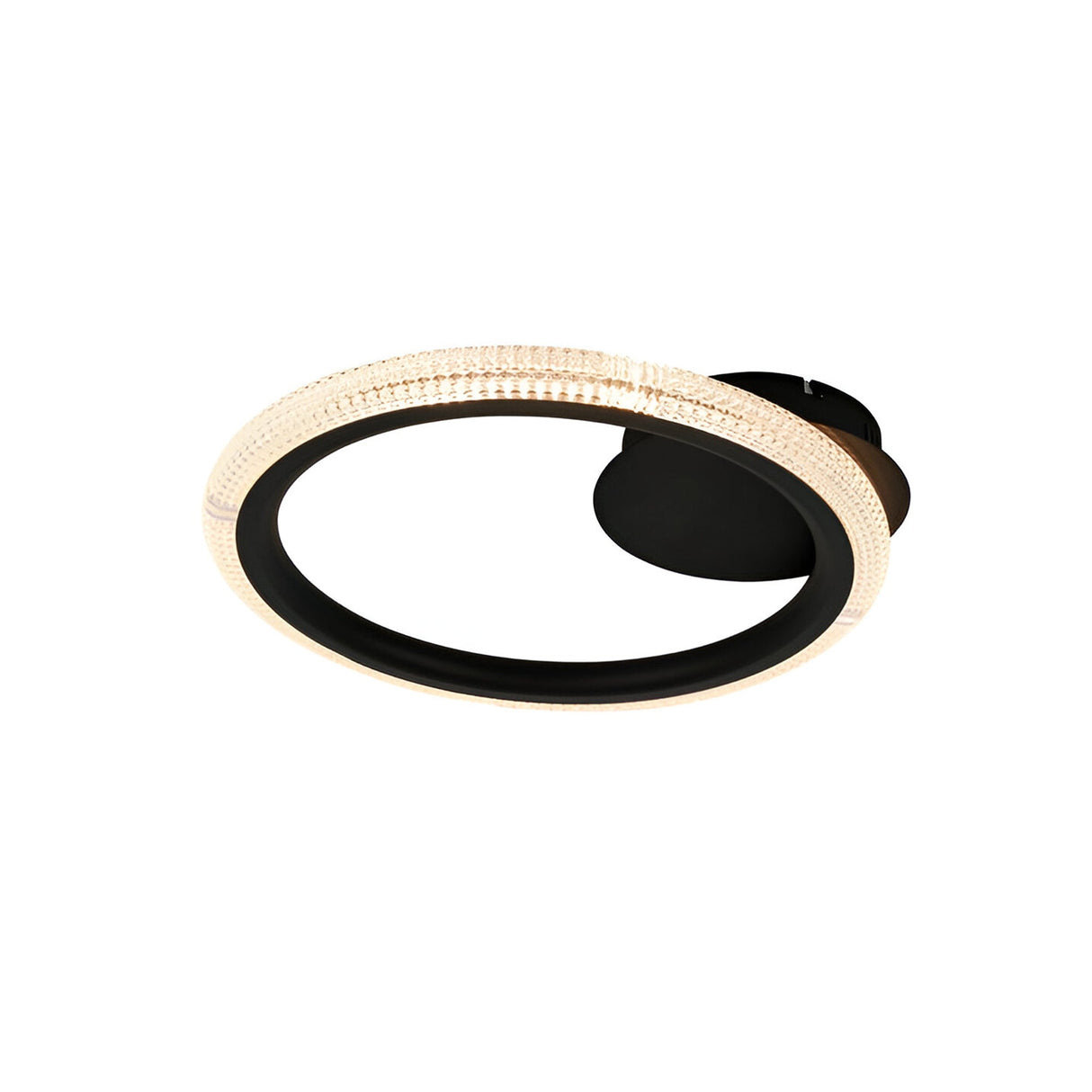 Ring LED Wall/Flush Ceiling Light 14W 3000K - Matte Black