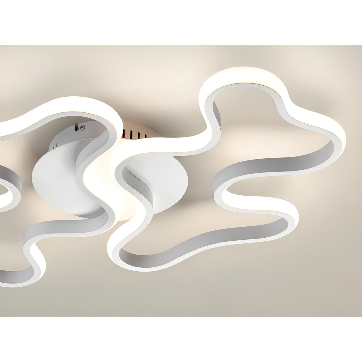 Marea Large LED Wall/Flush Ceiling Light 14W 3000K - Sandblasted White