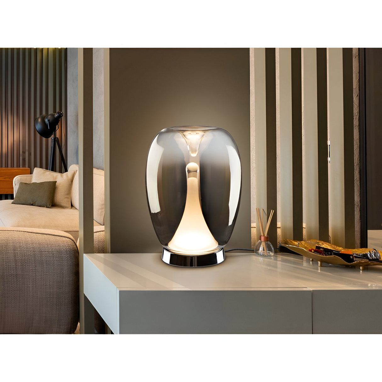 Suspiro LED Table Lamp 8.5W 3000W - Smoked Black
