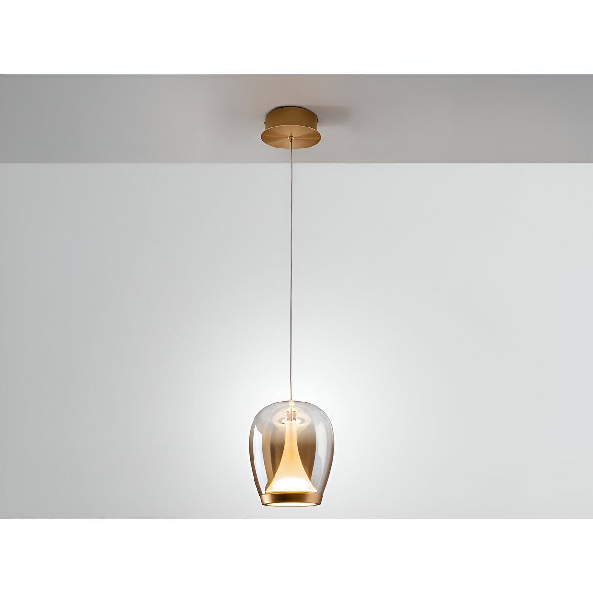 Suspiro LED Small Glass Pendant Light 15W 3000K - Ambler