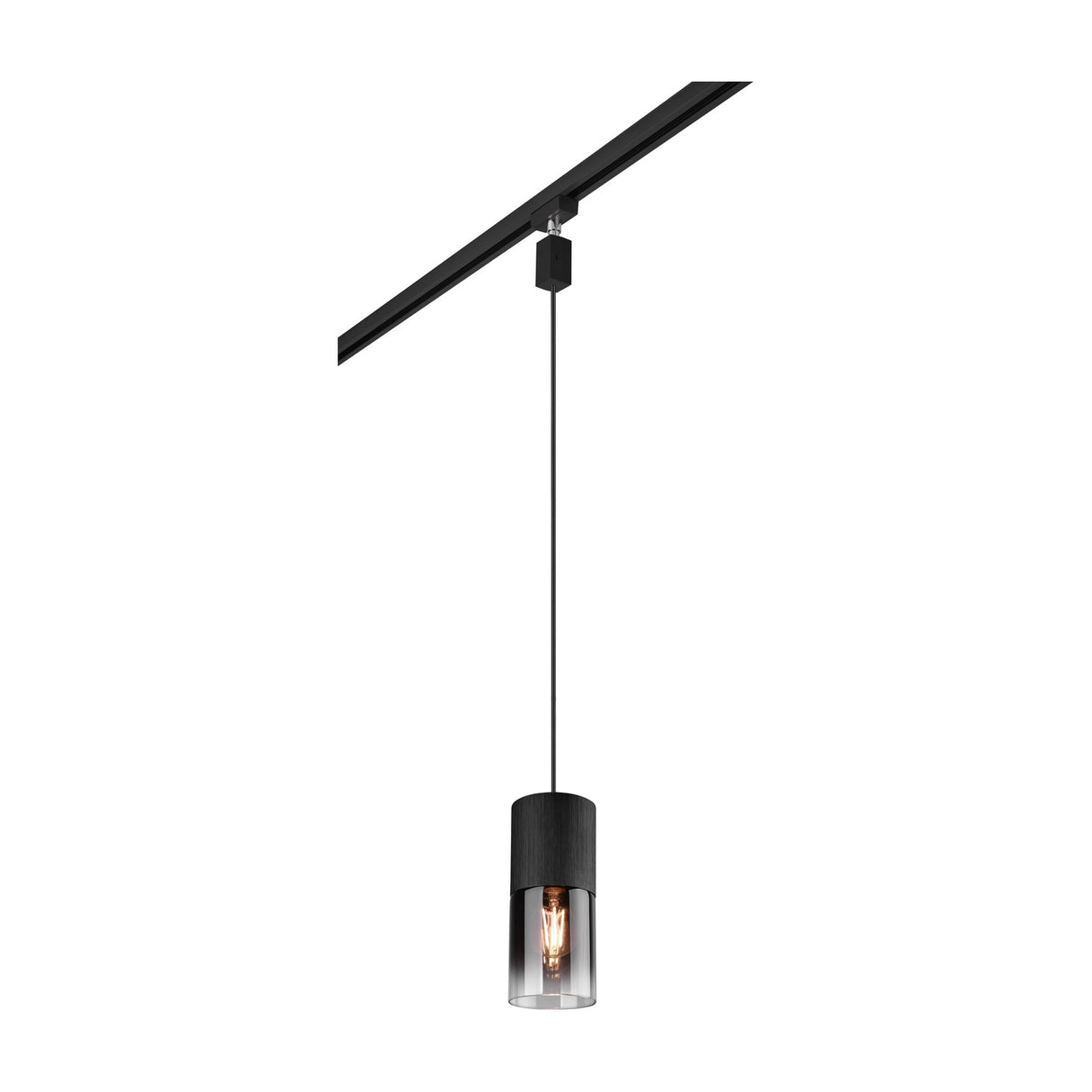 DUOline Glass Pendant – Matt Black
