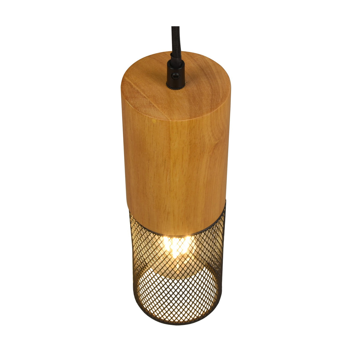DUOline Wooden Pendant – Matt Black