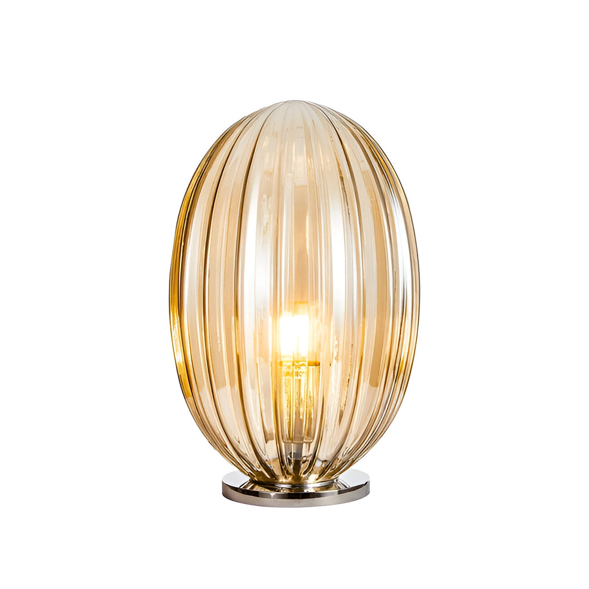 Ovila Glass Table Lamp - Gold