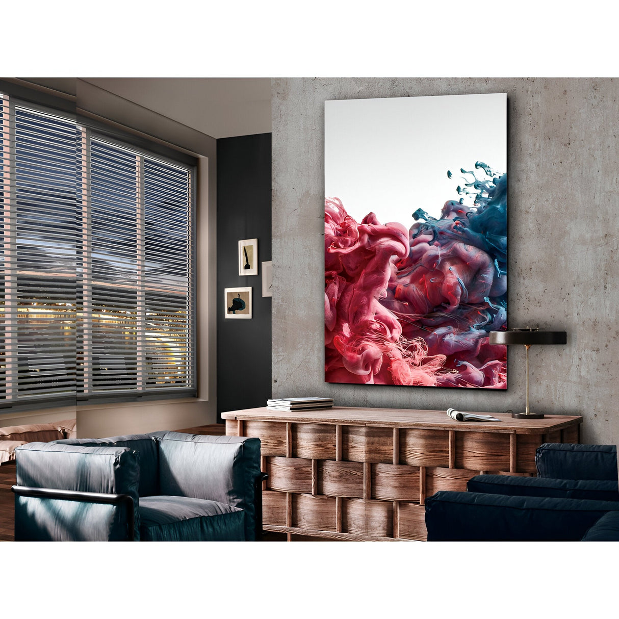 Mixtura Fluid Colour Explosion Photography Print – 150x100cm