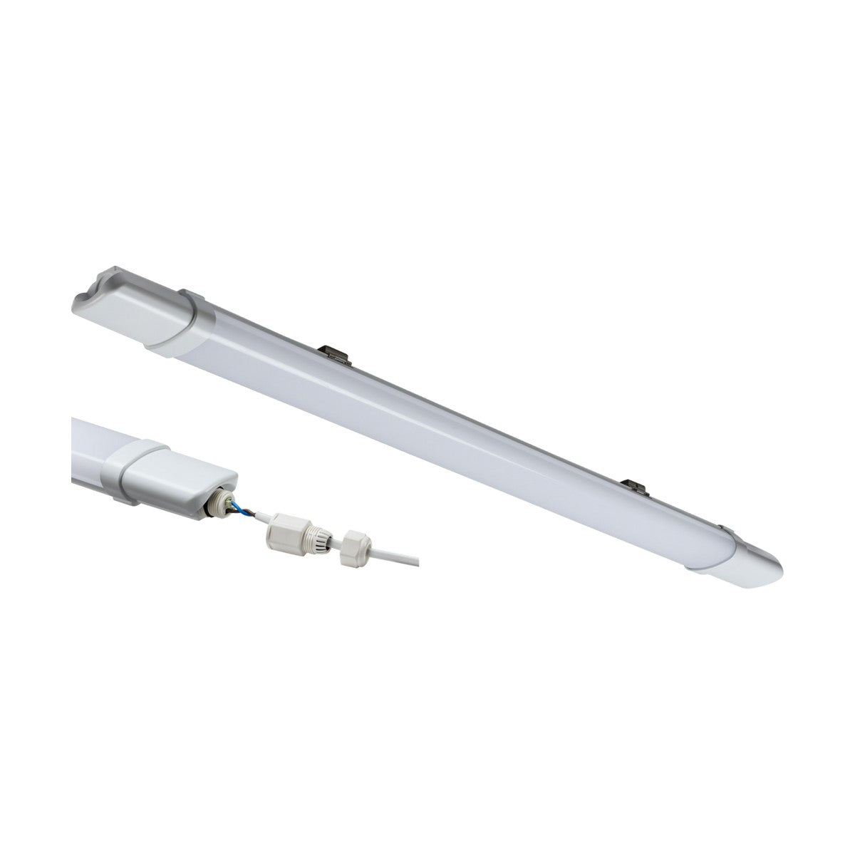 TorlanECO Fast Fix 230V IP65 2FT 720mm 18W LED Batten - 4000K