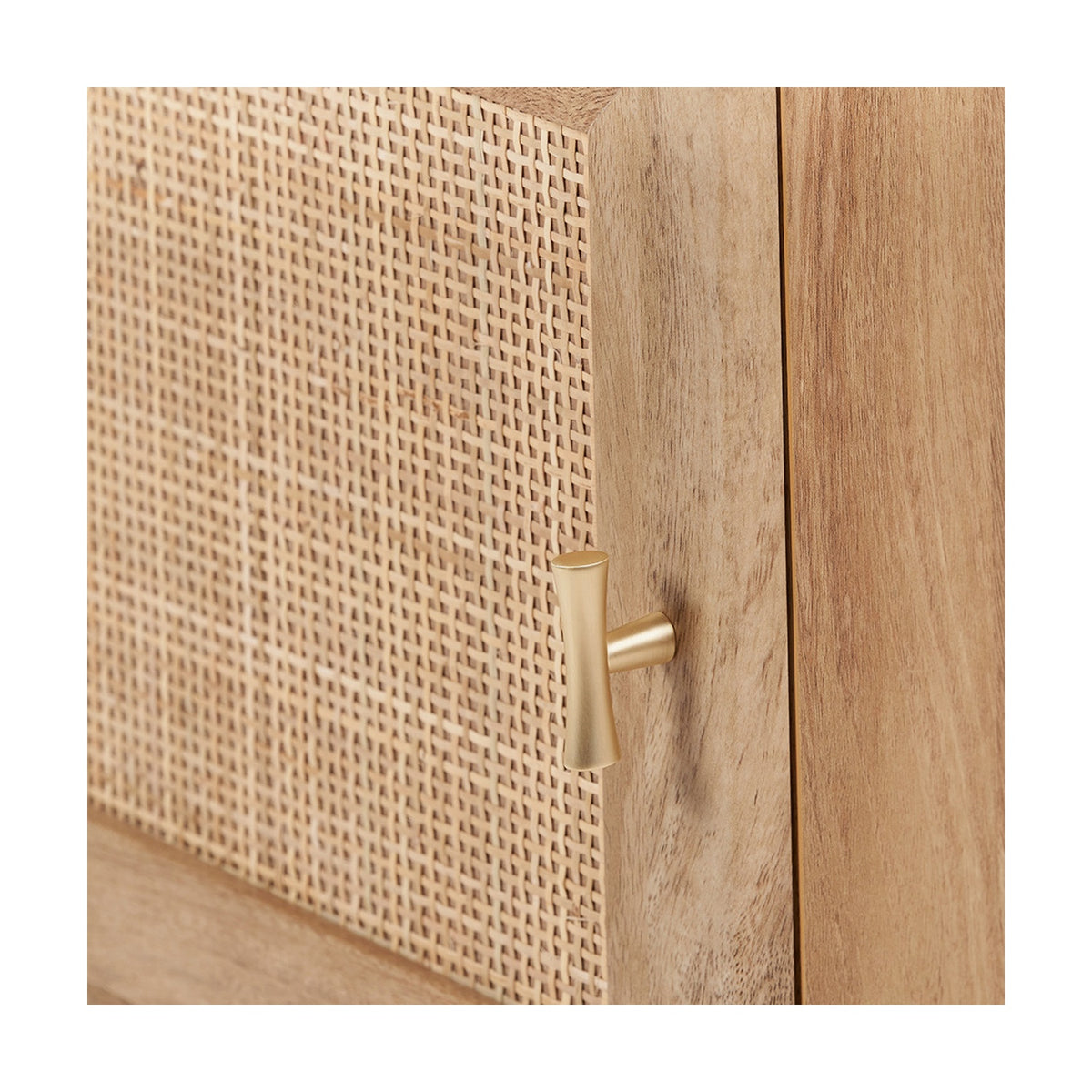 Henrik Rattan 1 Door Cupboard Unit Cabinet - 50cm