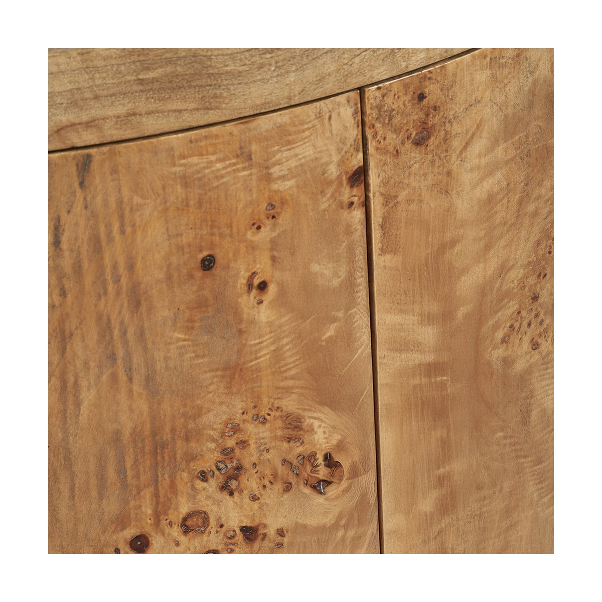 Newborough Burr Wood Effect 2 Door Cabinet - 92cm